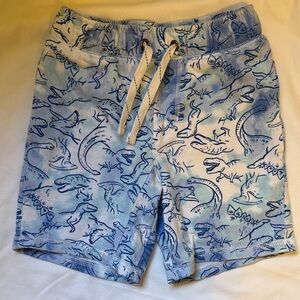 Cat & Jack Blue Dinosaur Print Shorts